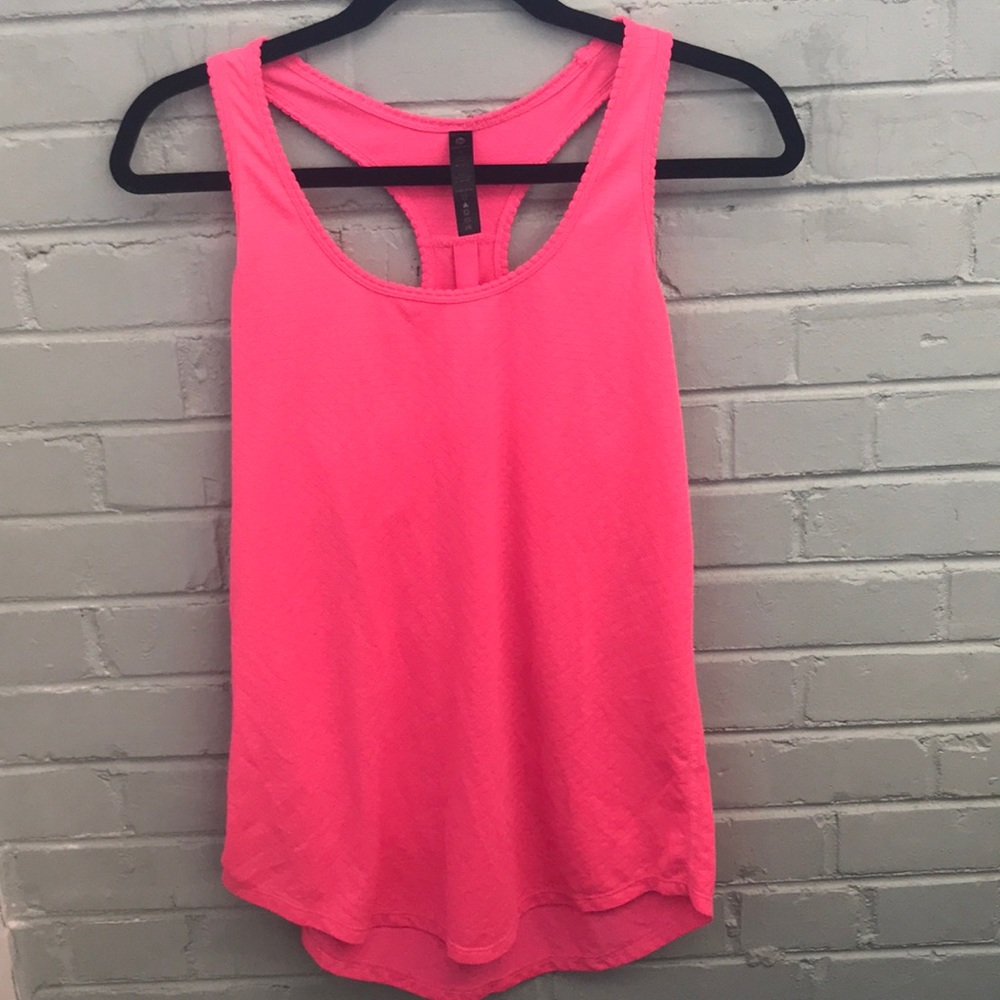 Hot pink athletic top
